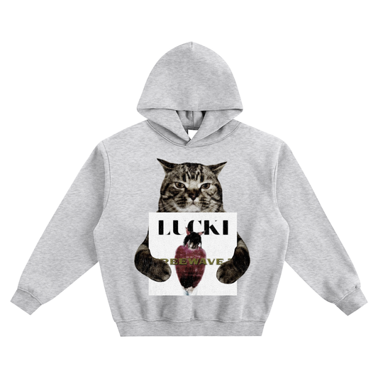 Cat Holding "Freewave 3" Lucki Hoodie v2- Gray