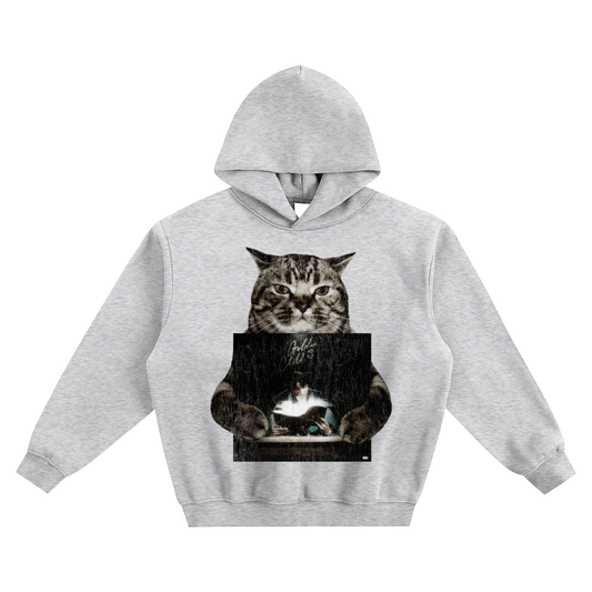 Cat Holding "GC3" Autumn! Hoodie v2- Gray