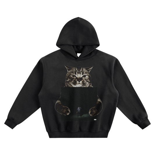 Cat Holding "ILCK" If Looks Could Kill Hoodie v2- Black