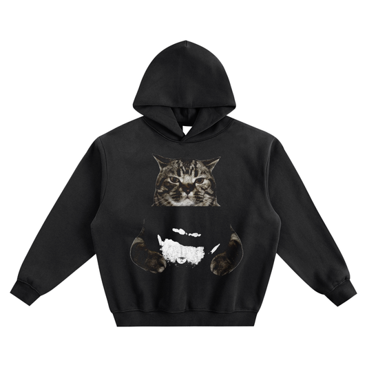 Cat Holding "Teen X" Ken Carson Hoodie v2- Black