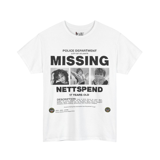 Nettspend Missing Tee White