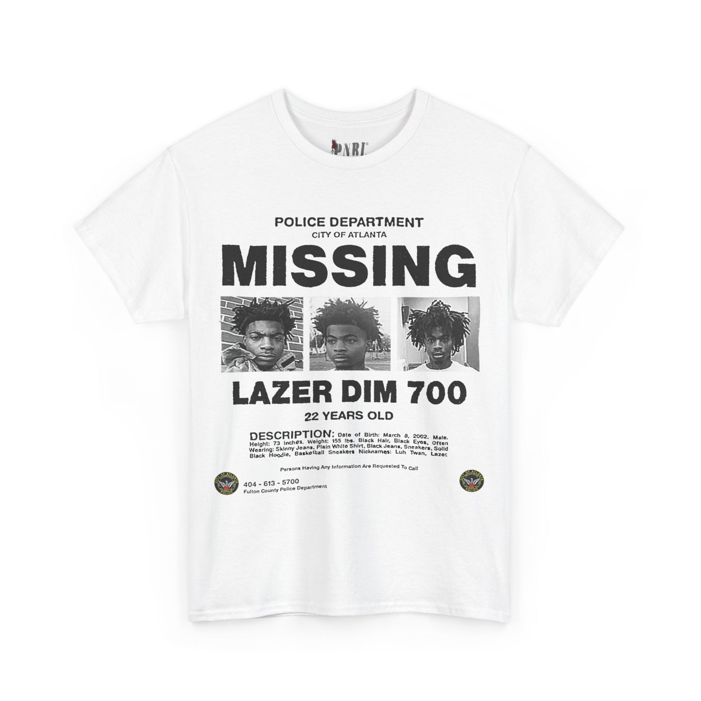 LAZER DIM 700 Missing Tee White