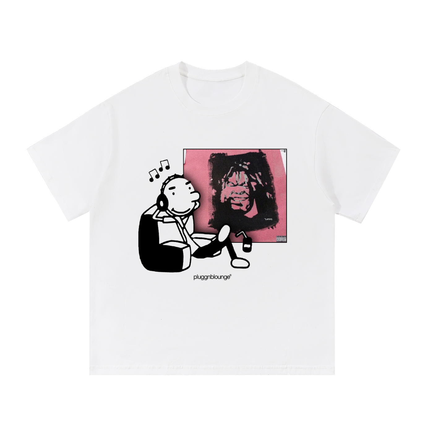 Rodrick Listening To Albums Tee- Watch My Back by Lucki