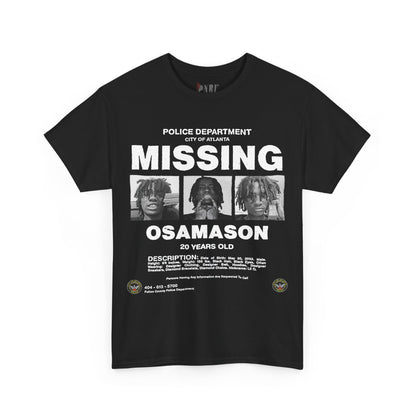 Osamason Missing Tee Black