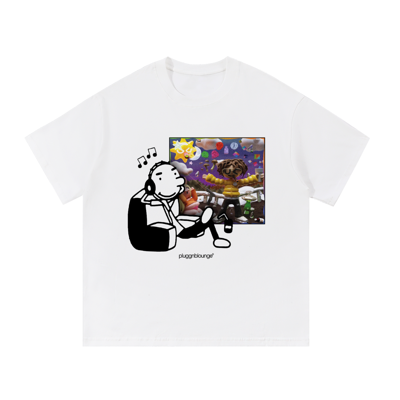 Rodrick Listening To Albums Tee- Losing Myself by Lil Shine