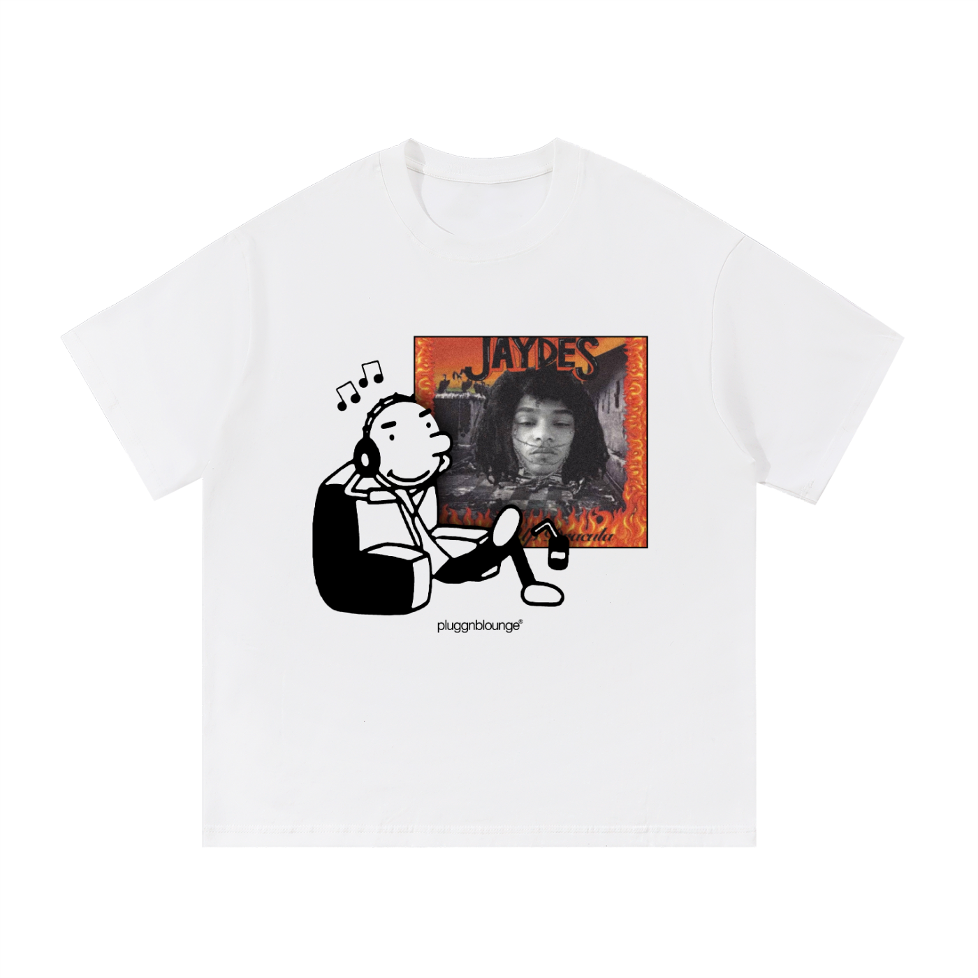 Rodrick Listening To Albums Tee- Count Up Dracula by Jaydes