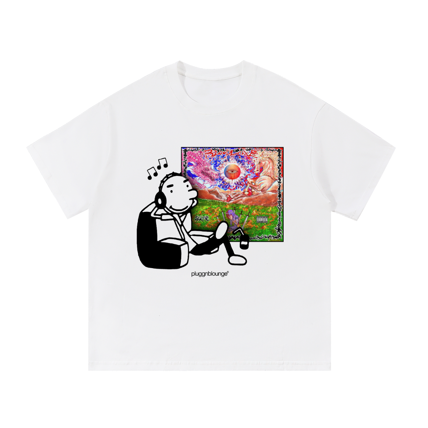 Rodrick Listening To Albums Tee- Half Blood (BloodLuxe) by slayr
