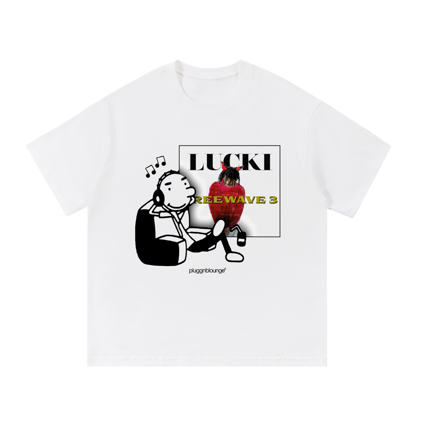 Rodrick Listening To Albums Tee- Freewave 3 by Lucki