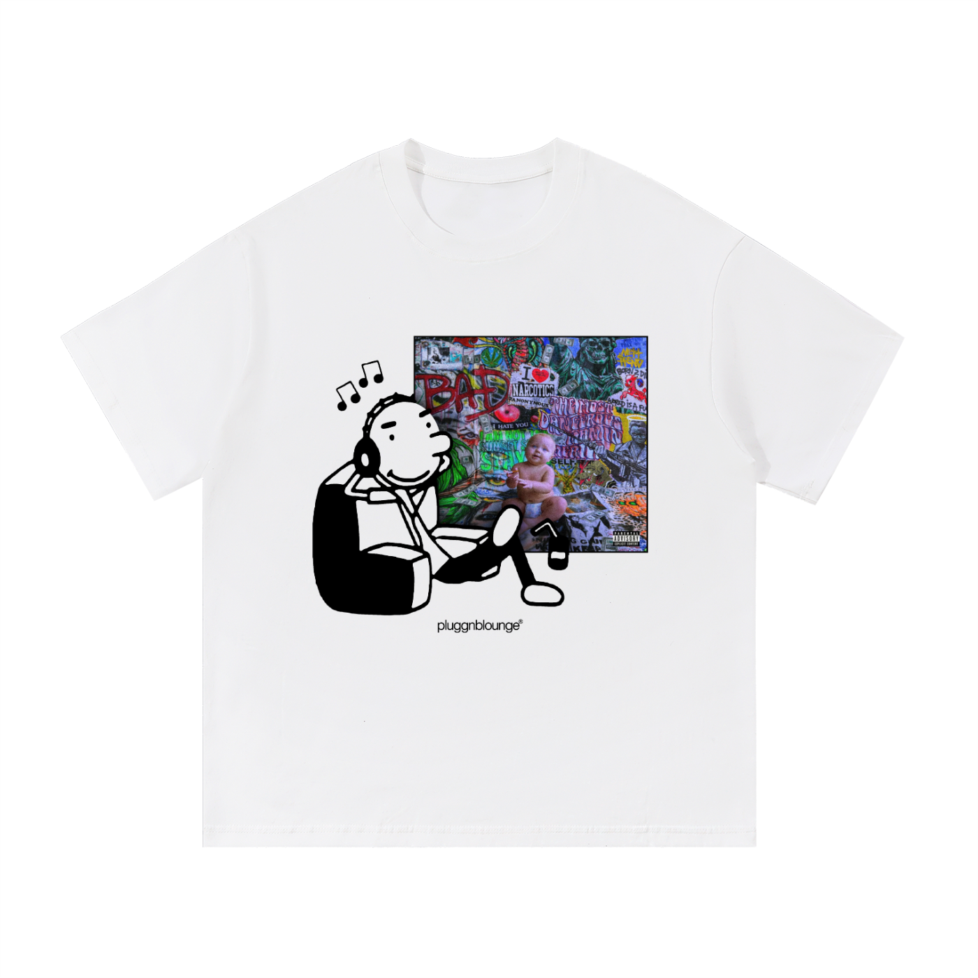 Rodrick Listening To Albums Tee- BAFK by Nettspend