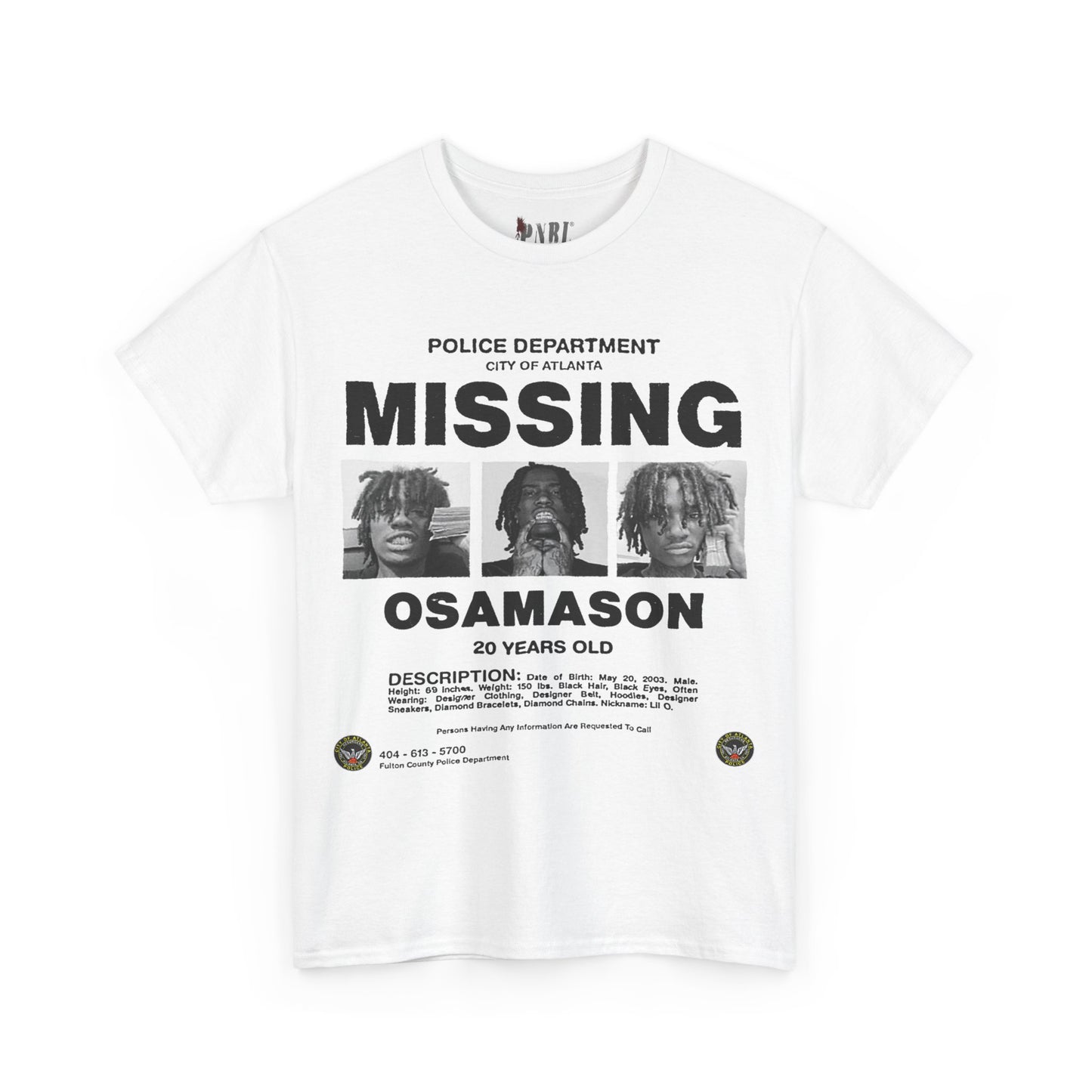 Osamason Missing Tee White