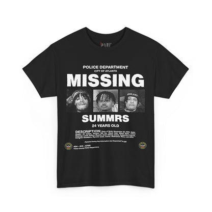 Summrs Missing Tee Black