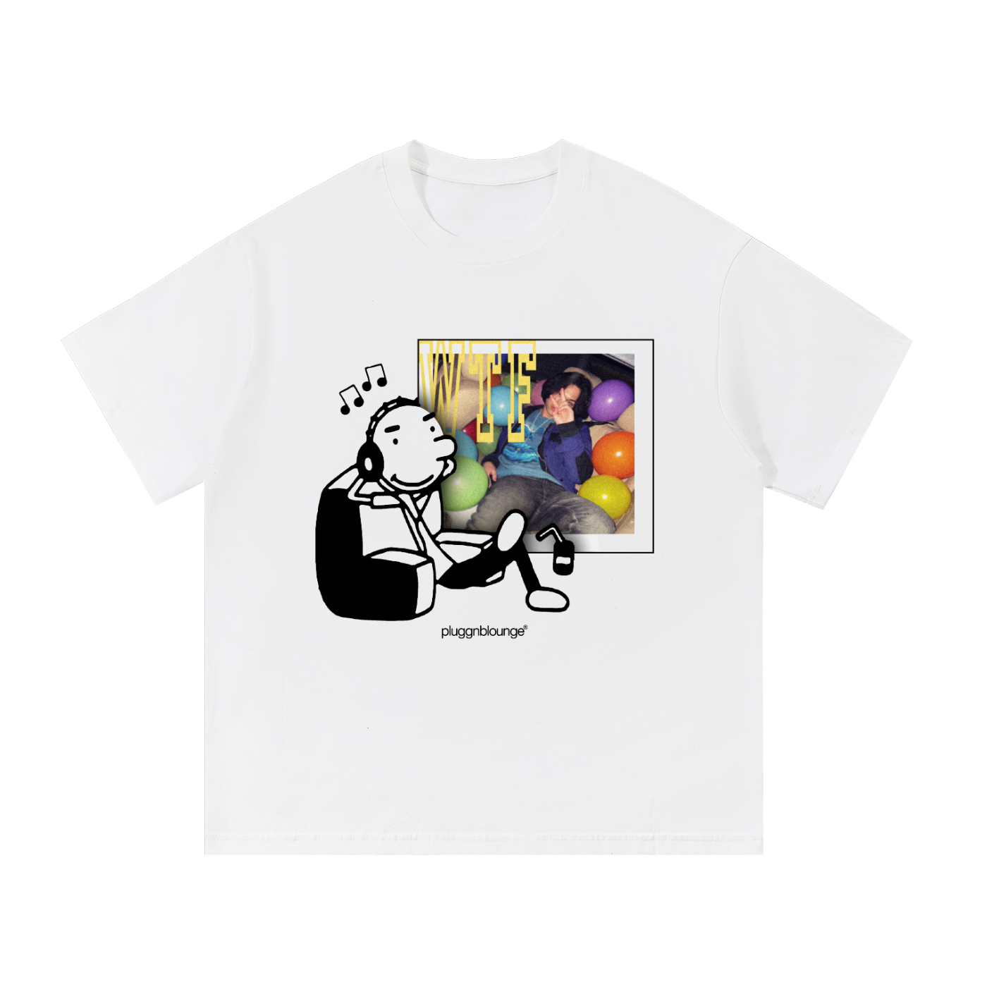 Rodrick Listening To Albums Tee- WTF by Feng