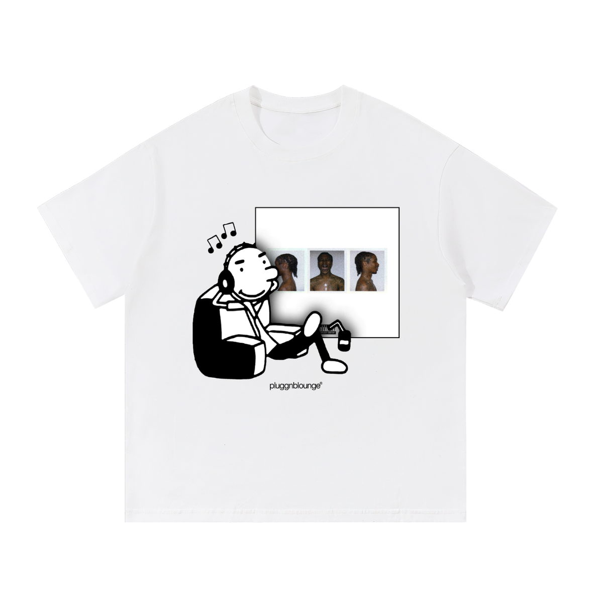 Rodrick Listening To Albums Tee- Emotions by Nine Vicious