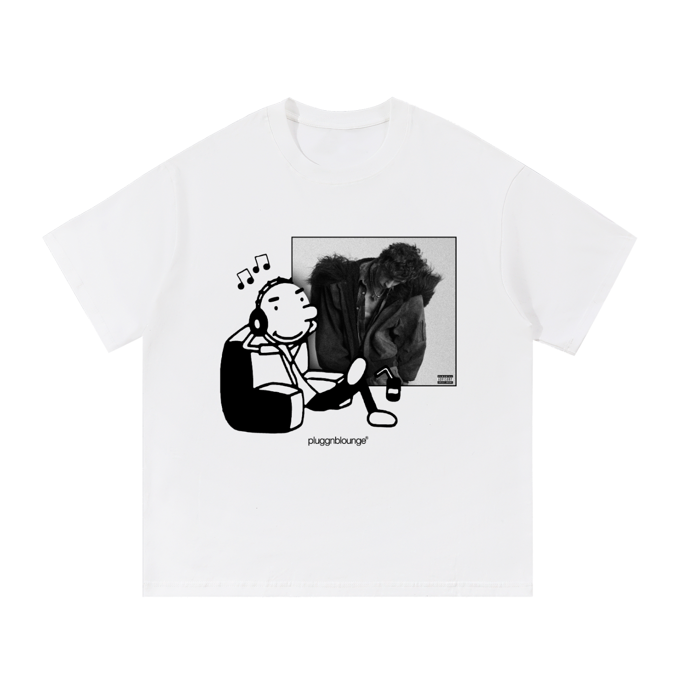 Rodrick Listening To Albums Tee- for us by nate sib