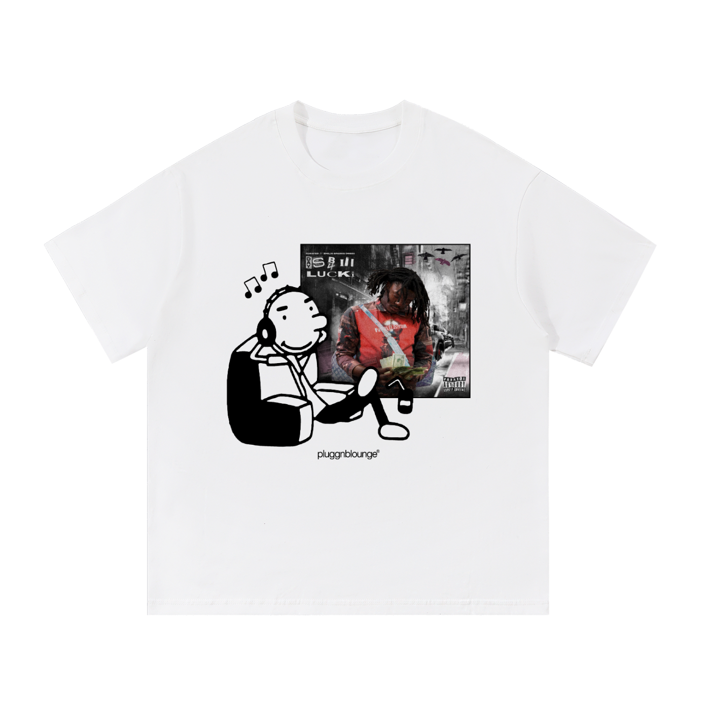 Rodrick Listening To Albums Tee- Days B4 III by Lucki