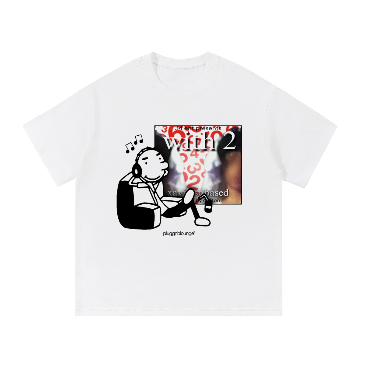 Rodrick Listening To Albums Tee- With 2 by xaviersobased