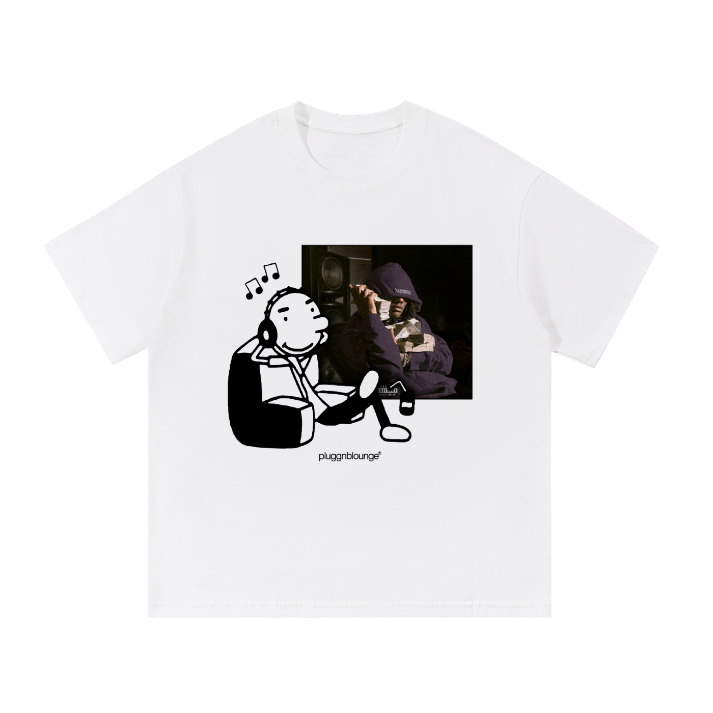 Rodrick Listening To Albums Tee- Flex Musix by Osamason