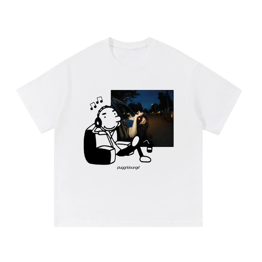 Rodrick Listening To Albums Tee- Heart by Jane Remover