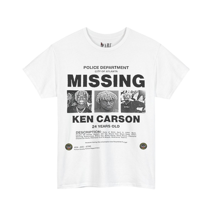 Ken Carson Missing Tee White