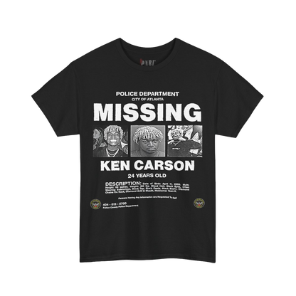 Ken Carson Missing Tee Black