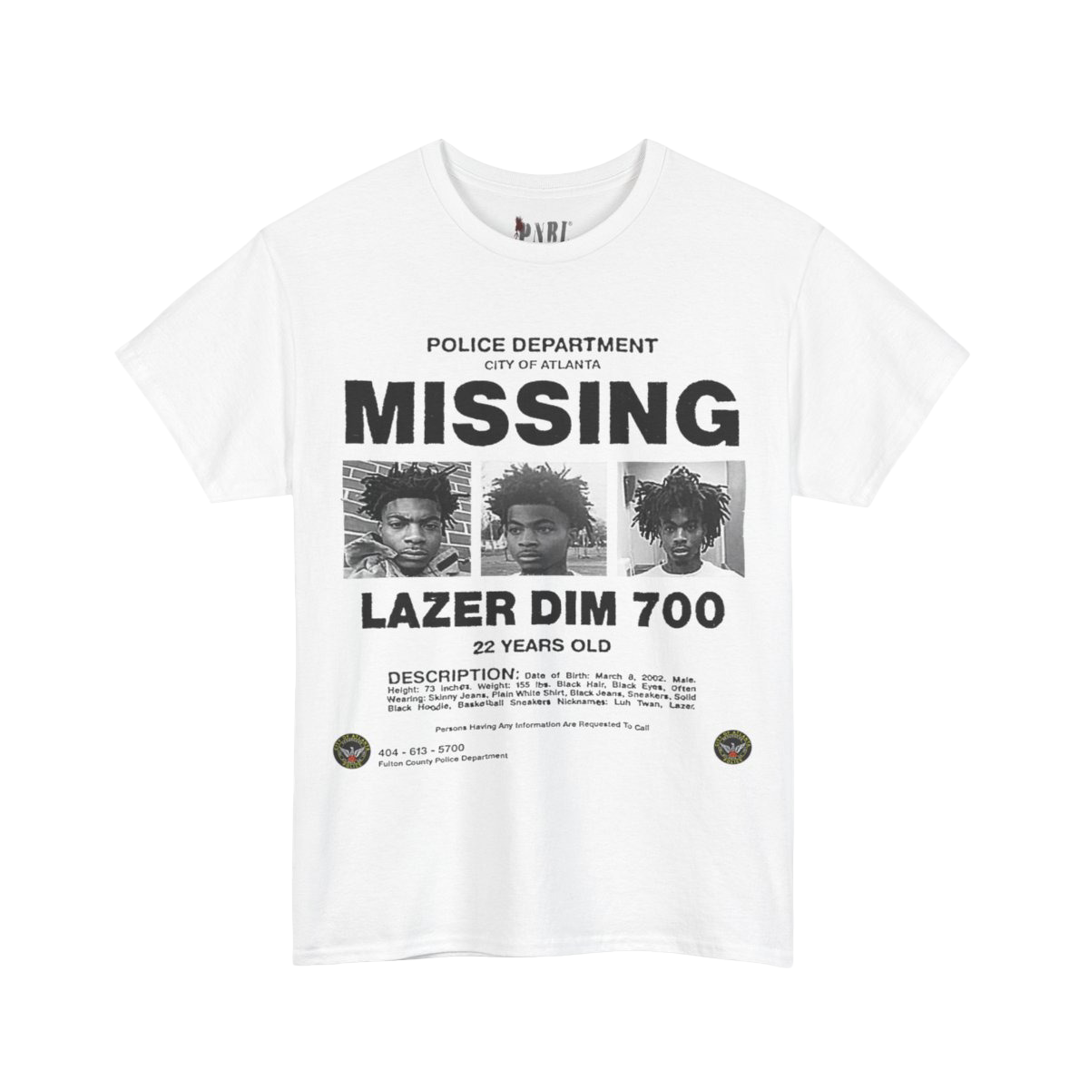 LAZER DIM 700 Missing Tee White