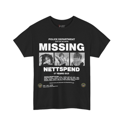 Nettspend Missing Tee Black