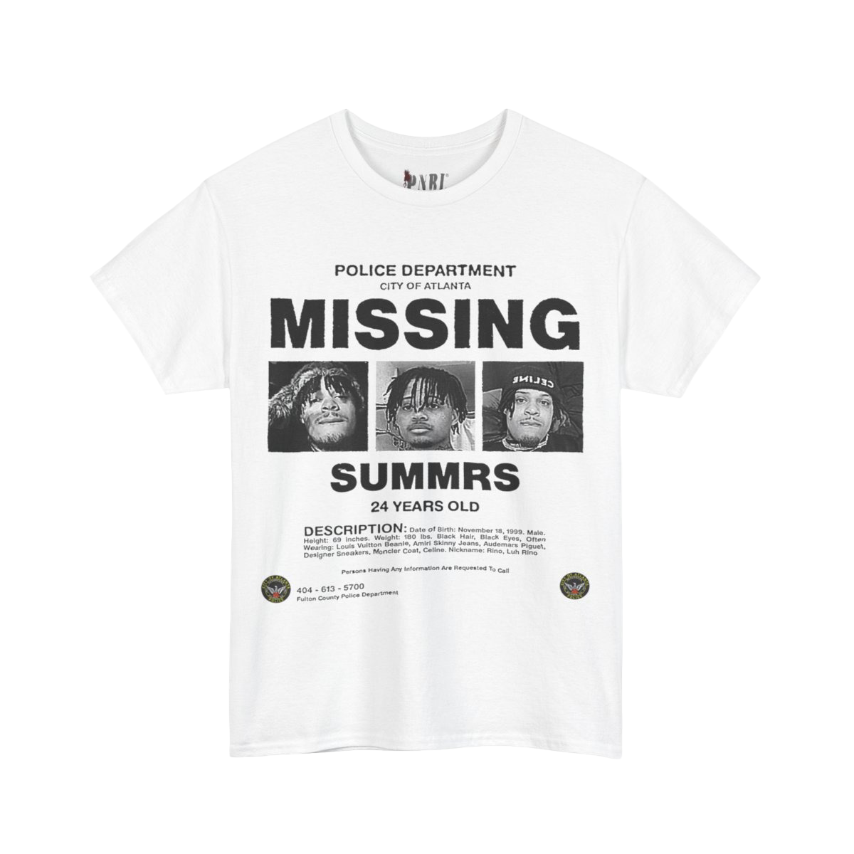 Summrs Missing Tee White